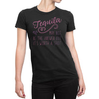 
              Tequila May Not Be The Answer But Its Worth A Shot Organic Womens T-Shirt
            