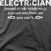 
              Electrician Funny Definition Organic Womens T-Shirt
            