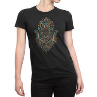 
              Hand Of Fatima Design Organic Womens T-Shirt
            