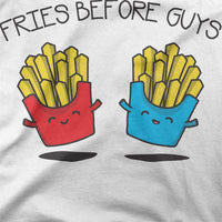 
              Fries Before Guys Funny Cute Design Organic Mens T-Shirt
            