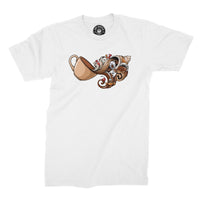 
              Coffee With Cream Doghnuts And Sweet Design Organic Mens T-Shirt
            