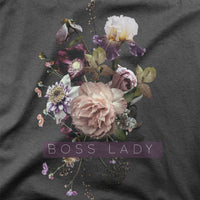 
              Boss Lady Floral Design Organic Mens T-Shirt
            
