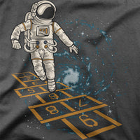 
              Hopscotch Astronaut Design Organic Mens T-Shirt
            