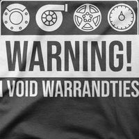 
              Warning I Void Warranties Organic Mens T-Shirt
            