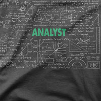 
              Analyst Chalk Board Design Organic Mens T-Shirt
            