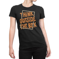 
              Think Outside The Box Organic Womens T-Shirt
            
