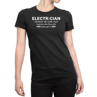 
              Electrician Funny Definition Organic Womens T-Shirt
            