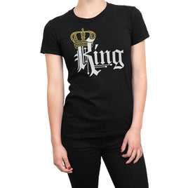 King Crown Design Organic Womens T-Shirt