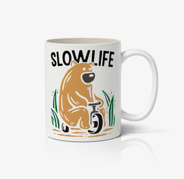 Slow Life Sloth Design Ceramic Mug