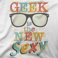 
              Geek Is The New Sexy Retro Geek Design Organic Mens T-Shirt
            