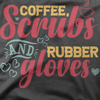 
              Coffee Scrubs And Rubber Gloves Organic Womens T-Shirt
            