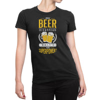 
              I Make Beer Disappear Whats Your Superpower? Organic Womens T-Shirt
            