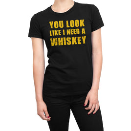 You Look Like I Need A Whiskey Organic Womens T-Shirt