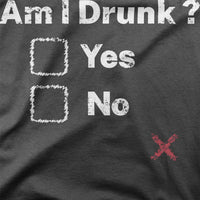 
              Am I Drunk Funny Yes No Option Organic Mens T-Shirt
            
