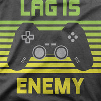 
              Lag Is Enemy Organic Womens T-Shirt
            