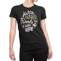 
              Pizza Is Not A Trend it's A Way Of Life Organic Womens T-Shirt
            