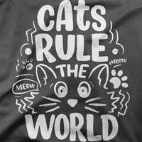
              Cats Rule The World Organic Mens T-Shirt
            