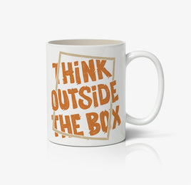 Think Outside The Box Ceramic Mug