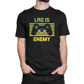 Lag Is Enemy Organic Mens T-Shirt