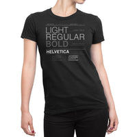 
              Regular Bold Italic Type Face Graphic Designer Organic Womens T-Shirt
            