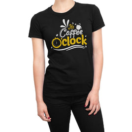 Its Coffee O Clock Organic Womens T-Shirt
