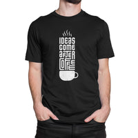 
              Ideas Come After Coffee Organic Mens T-Shirt
            