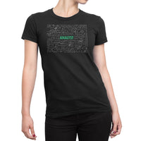 
              Analyst Chalk Board Design Organic Womens T-Shirt
            