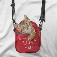 
              Are You Kitten Me Pouch Bag Organic Womens T-Shirt
            