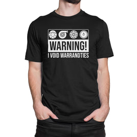 Warning I Void Warranties Organic Mens T-Shirt