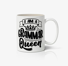 I Am A Grammer Queen Ceramic Mug