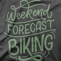 
              Weekend Forecast Biking Organic Womens T-Shirt
            
