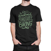 
              Weekend Forecast Biking Organic Mens T-Shirt
            
