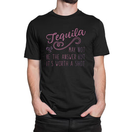 Tequila May Not Be The Answer But Its Worth A Shot Organic Mens T-Shirt
