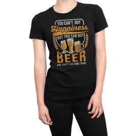 You Cant Buy Happiness But You Can Buy Beer And Thats The Same Thing Organic Womens T-Shirt