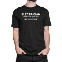 
              Electrician Funny Definition Organic Mens T-Shirt
            