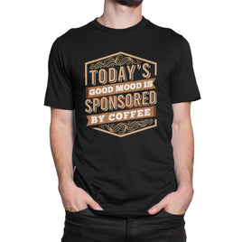 Today's Good Mood Is Sponsored By Coffee Organic Mens T-Shirt