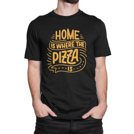 Home Is Where The Pizza Is Organic Mens T-Shirt