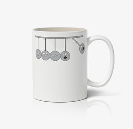 Newtons Cradle Ceramic Mug