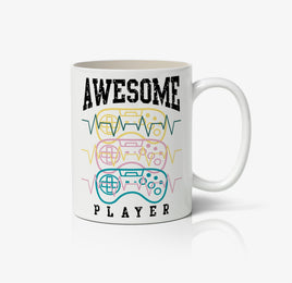 Awesome Player 3 Controls Design Ceramic Mug