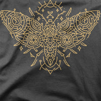 
              Yellow Moth Illustration Organic Mens T-Shirt
            