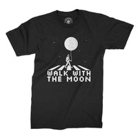 
              Astronaut Walk With The Moon Zebra Cross Design Organic Mens T-Shirt
            