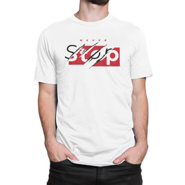 Never Stop Beast Tear Design Organic Mens T-Shirt