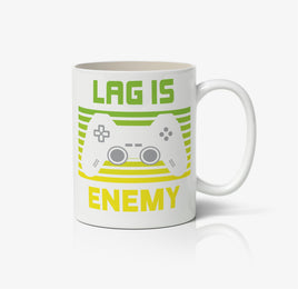 Lag Is Enemy Ceramic Mug