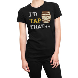 I'D Tap That Beer Keg Design Organic Womens T-Shirt