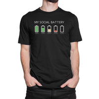 
              My Social Battery Meter Organic Mens T-Shirt
            