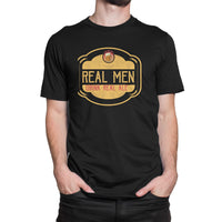 
              Real Men Drink Real Ale Organic Mens T-Shirt
            